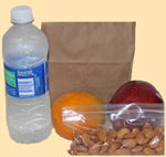 link, depicting a brown bag lunch